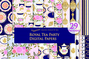 Tea, Tea Party, Afternoon Tea, a Food Illustration by Mia's Graphic Design (Thumbnail 6 of 9)