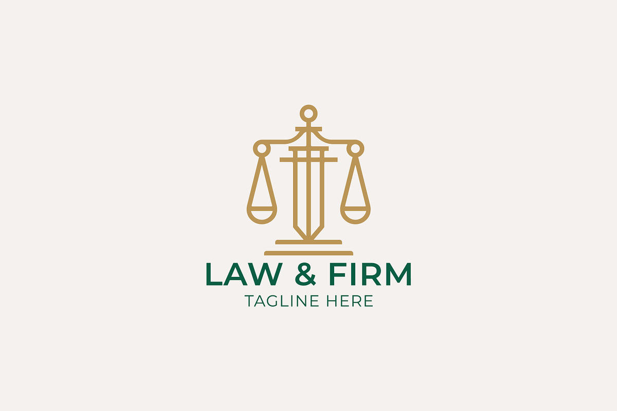 Law and Firm Abstract Logo Attorney, a Branding & Logo Template by Signatoro (Photo 2 of 3)