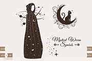Mystical Wiccan Pagan Symbols, an Object Graphic by GraphicRedStudio (Thumbnail 4 of 4)