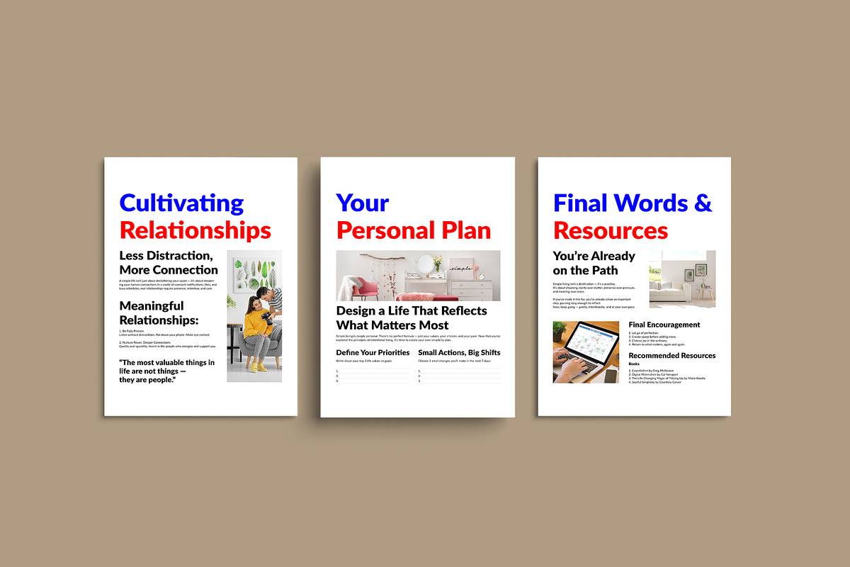 Minimal E-Book Template, an UI Kit Template by ContestDesign (Photo 4 of 4)