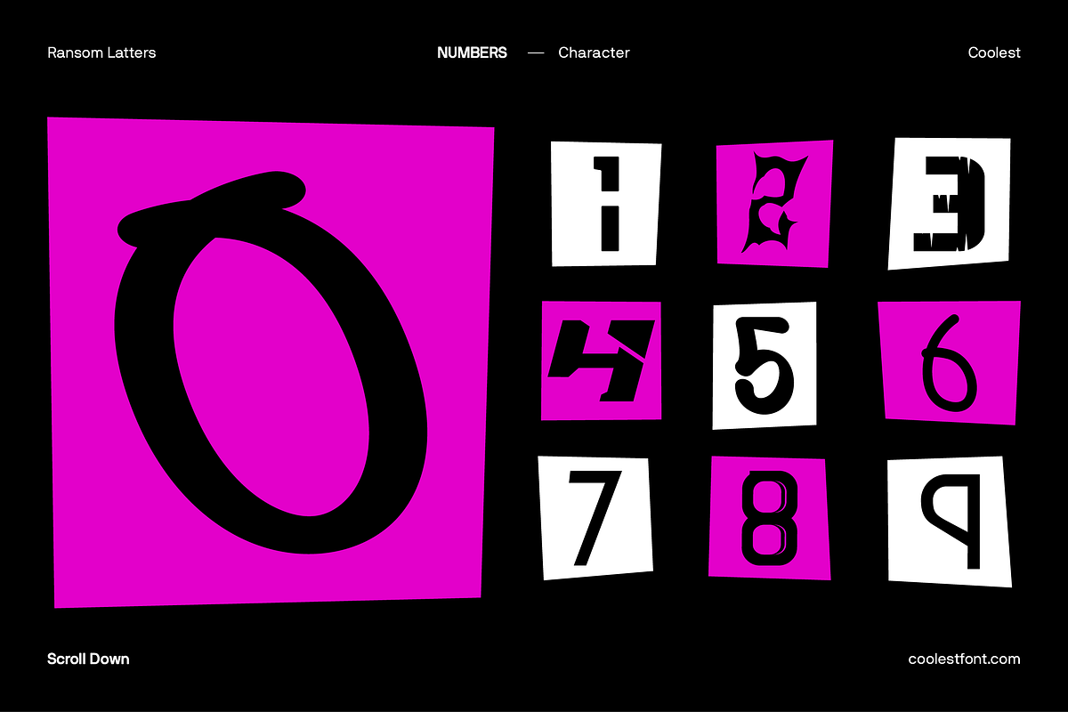Ransom Latters Font, a Handwritten Font by Koplexs Studio (Photo 10 of 10)
