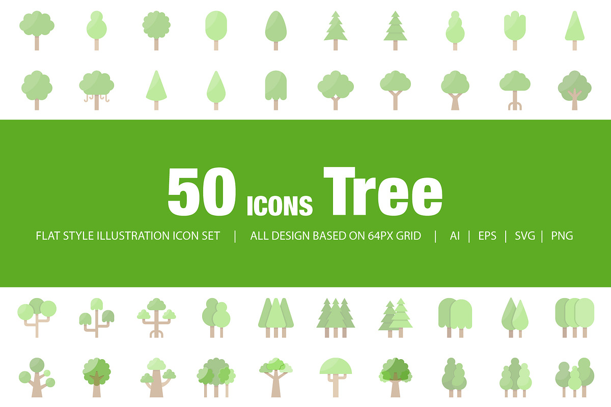 Tree Flat Style Icon, an Icon by sripfoto (Photo 1 of 2)