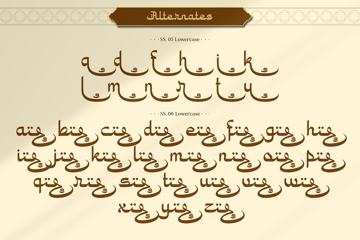 Mushym Arabic Typeface, a Sans Serif Font by alit design (Photo 15 of 23)
