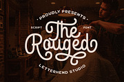 The Rouged - Display Script Font, a Script Font by Letterhend Studio (Thumbnail 1 of 10)