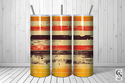 Sunset Grunge Stripes Digital Papers, a Pattern Graphic by Creative Store (Thumbnail 2 of 4)
