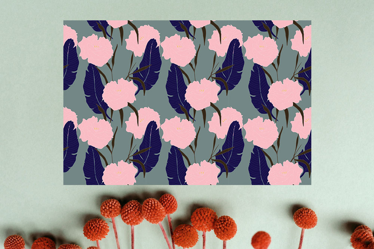 18JPG/EPS Tropical floral pattern, a Pattern Graphic by Theraphosath (Photo 21 of 23)