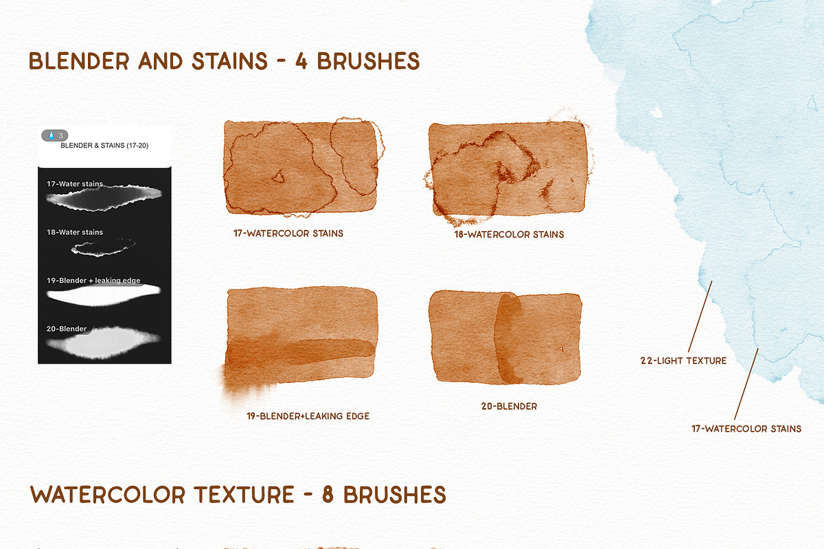 Art Watercolor - Brushes & Canvases, a Brush Add-On by polikarpovaart (Photo 8 of 16)