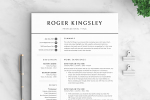 Resume/CV - The Roger