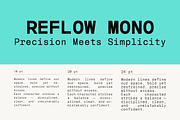 Reflow Mono Family | Intro 50% OFF, a Sans Serif Font by Lettertype Studio (Thumbnail 4 of 15)