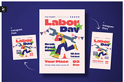 Creative Labor Day Flyer, a Flyer Template by Neermana (Thumbnail 1 of 4)
