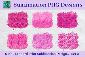 Sublimation - Pink Leopard Print 2
