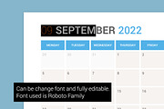 Calendar 2022 Planner Design[Monday], a Stationery Template by WORAKAMON Design Studio (Thumbnail 5 of 5)