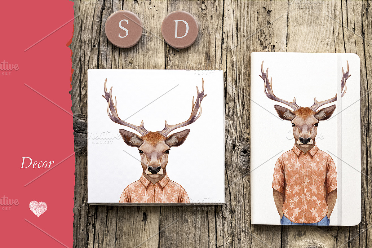 Deer // Summer, an Animal Illustration by Victoria_Novak (Photo 3 of 3)