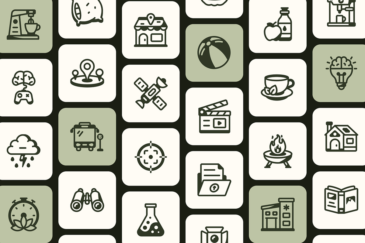 250 Hobbies Icons, a Solid Icon by Prosymbols (Photo 6 of 11)