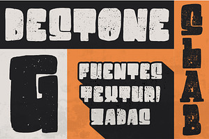 Destone - 2 Styled Font