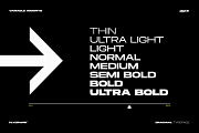 Brachial - Ultra Wide Font, a Sans Serif Font by FLYERWRK (Thumbnail 2 of 10)