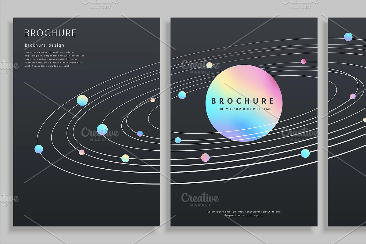 Cover template in space concept, a Brochure Template by TotallypicRF