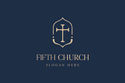 Church Logo Template, a Branding & Logo Template by BrandPacks (Thumbnail 1 of 5)