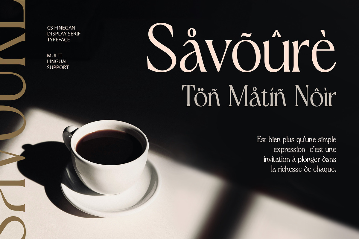CS Finegan – Elegant Font, a Serif Font by Craft Supply Co. (Photo 4 of 8)