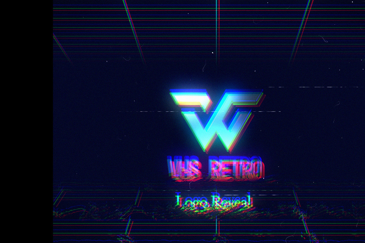 VHS Retro Logo Reveal, a Templates & Theme by Josep Motion (Photo 1 of 2)
