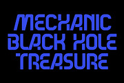 Steelcurve Futuristic Tech Font, a Sans Serif Font by Serbaneka Studio (Thumbnail 8 of 9)