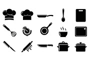 Kitchen Cooking Icon Vector Bundle, an Illustration by jahid234 (Thumbnail 33 of 51)