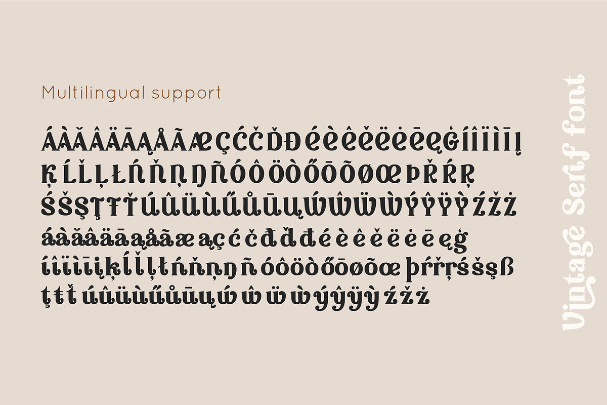 Vintage font, a Serif Font by Anna Zakharchenko (Photo 19 of 20)