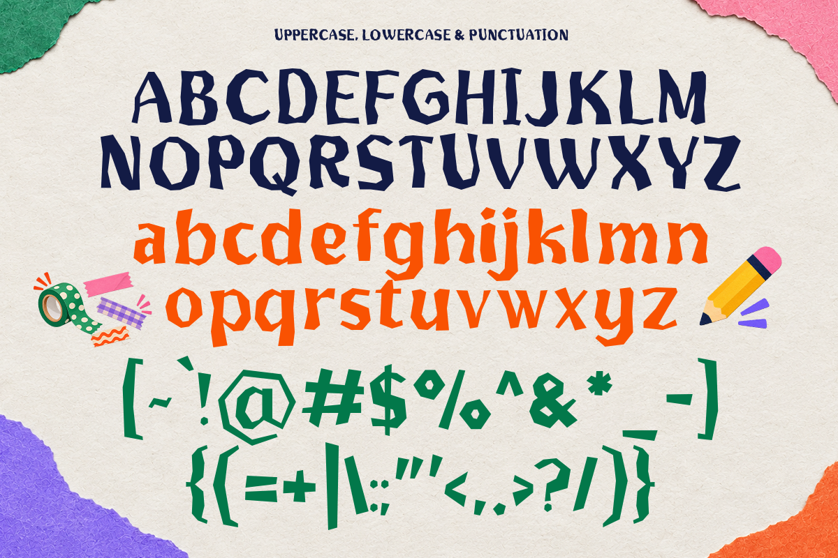 Aspoda Crops – Quirky Sans Font, a Sans Serif Font by RagamKata (Photo 10 of 10)