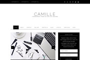Camille Feminine Wordpress Theme, a WordPress Template by The Reverie Collective (Thumbnail 2 of 3)