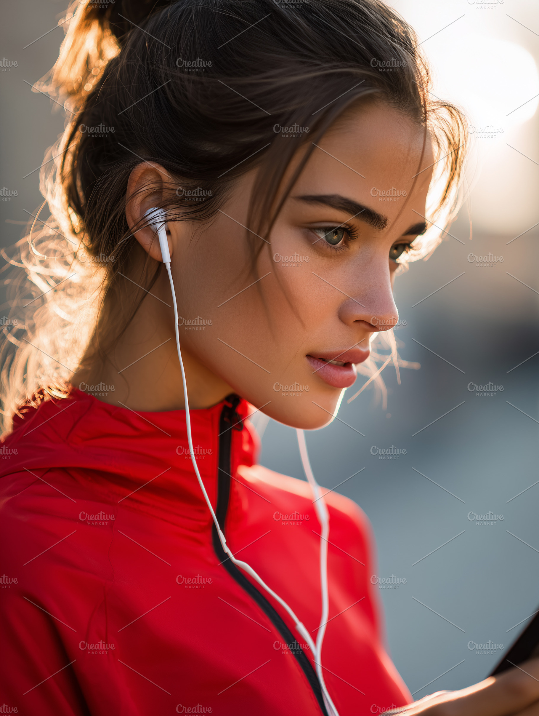 Focused young woman in sportswear, a Sports & Recreation Photo by MistyDay