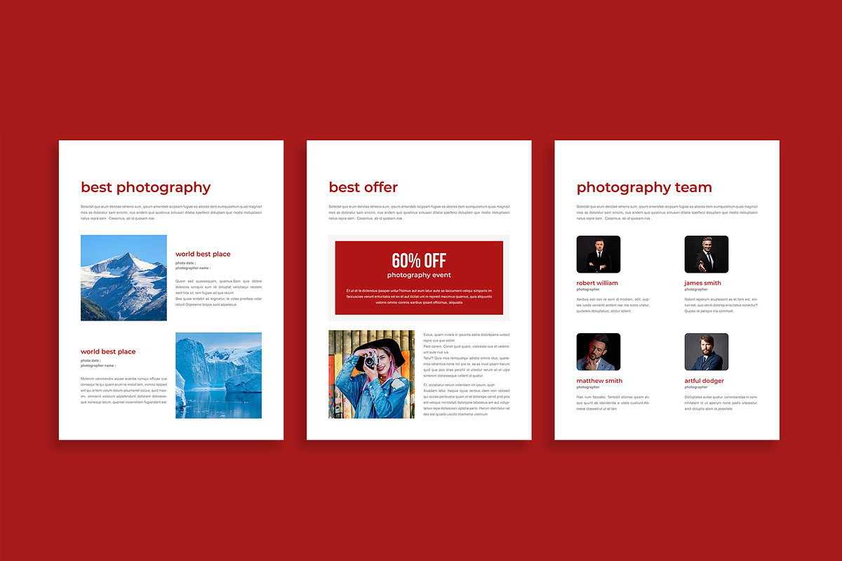 Creative Photography eBook Layout, an UI Kit Template by MightyDesign (Photo 6 of 10)