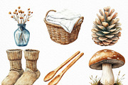 Scandi Autumn Clipart, an Illustration by Craft Nest (Thumbnail 4 of 6)