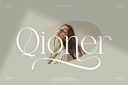 Qioner || Modern Minimalist Serif, a Serif Font by Ermedia Studio (Thumbnail 1 of 10)