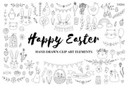 Vector Easter Clip Art Collection, an Animal Illustration by Chloe's Illustrations (Thumbnail 1 of 3)