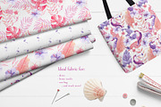 Pink Tropics patterns., a Pattern Graphic by Dinkoobraz (Thumbnail 2 of 9)