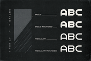 Night Division – Future Font, a Font by Clint English (Thumbnail 2 of 8)