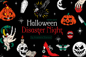Disaster Night – Vector Pack