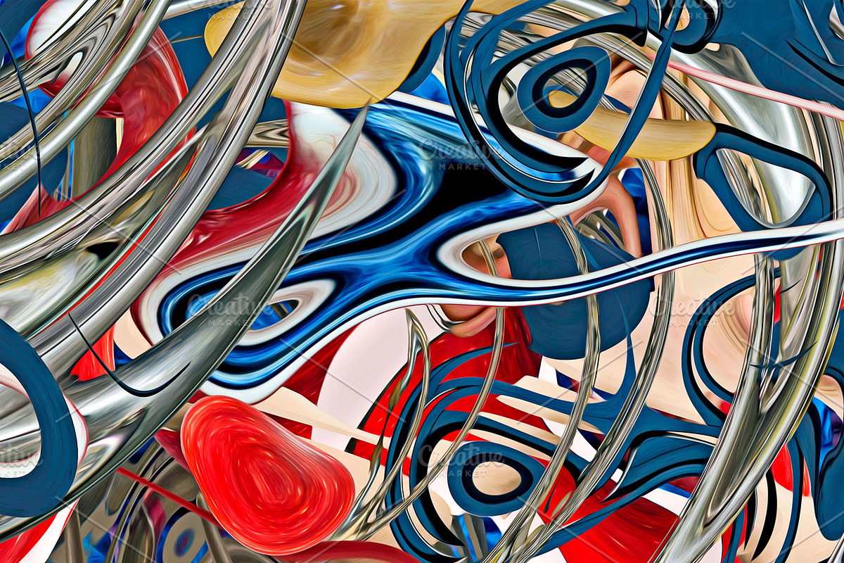 Abstract composition, a Healthcare Illustration by Psychopicture