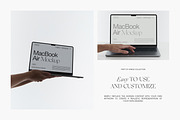 MacBook Air M2 with Hand Mockups, a Mac Mockup by Feel This (Thumbnail 5 of 8)