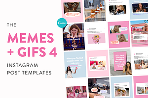Instagram Memes & Gifs Posts Pack 4