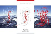 Austria flag ribbon vector, a Templates & Theme by Simbos (Thumbnail 3 of 9)
