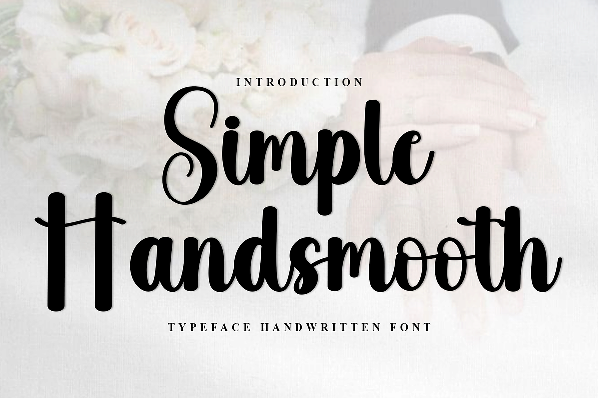 Simple Handsmooth, a Handwritten Font by InermediaSTUDIO (Photo 1 of 8)