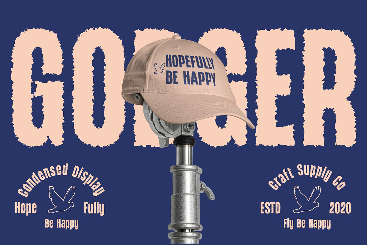 Godger Rough, a Sans Serif Font by Craft Supply Co. (Photo 7 of 8)