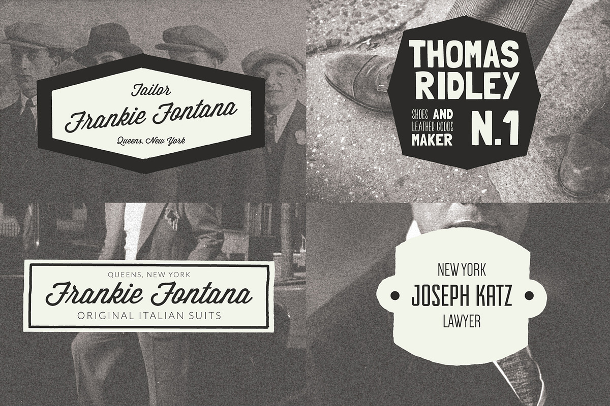 Hand-drawn labels and badges preview 5