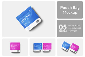 Pouch Bag Mockup