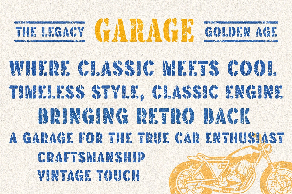Brother Garage - Display Font, a Serif Font by Edignwn Type (Photo 8 of 12)