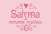 Salyma romantic typeface, a Serif Font by Minhocossauro Emporium (Thumbnail 1 of 9)