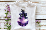 Iridescent Coquette Halloween Clipar, an Illustration by CraftArtStudio (Thumbnail 5 of 6)