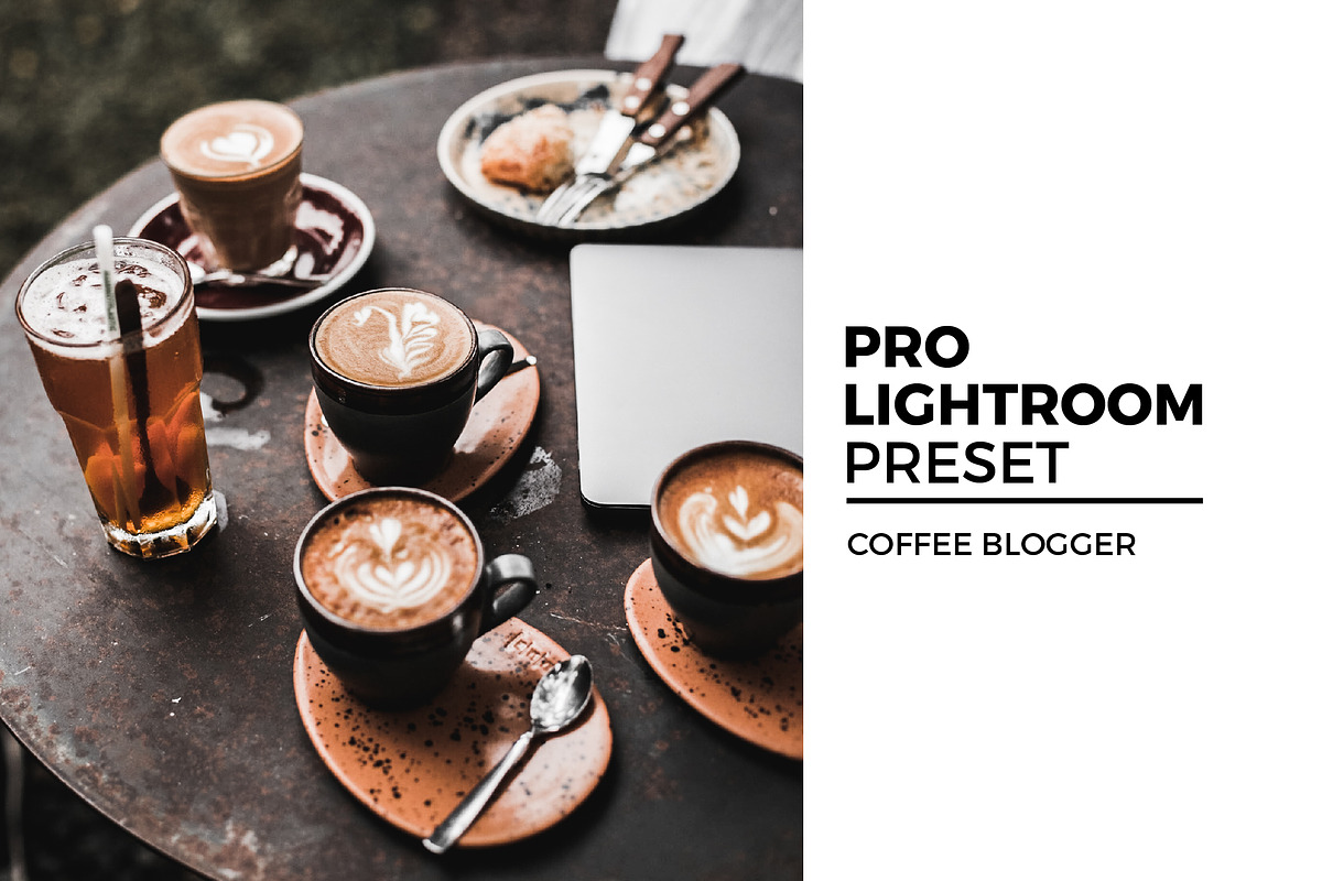 Coffee Blogger Lightroom Preset, an Action Add-On by IKFDY (Photo 1 of 2)