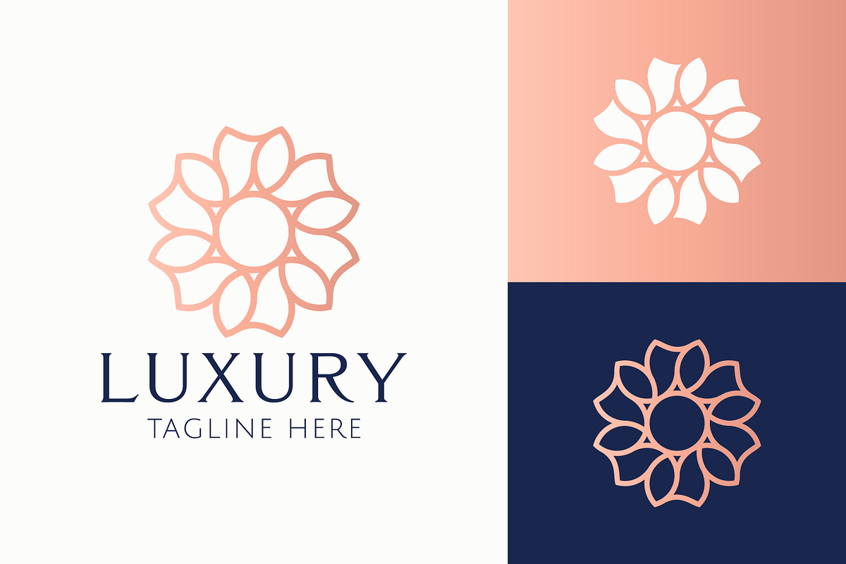 Floral Element Logo Luxury Ornament, a Branding & Logo Template by Signatoro (Photo 1 of 3)